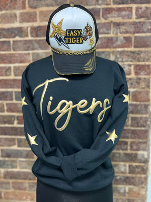 Tiger Puff Metallic Crewneck *pre-order*