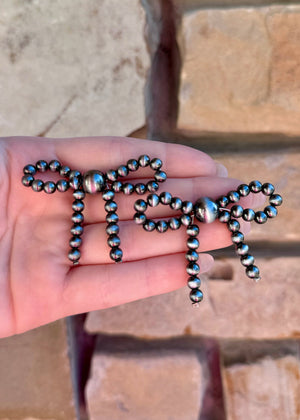 Faux Navajo pearl earrings