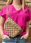 Checkered Fanny pack