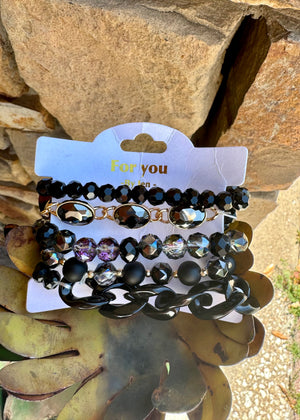 Midnight bracelet set