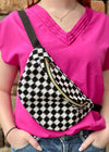 Checkered Fanny pack