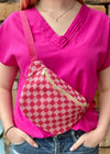 Checkered Fanny pack