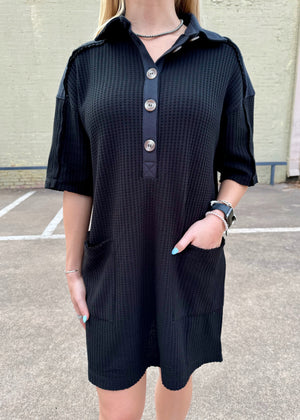 Button up Tshirt dress