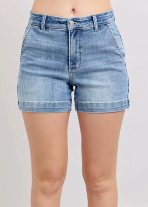 Judy Blue Denim Trouser Shorts