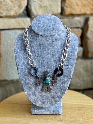 Art by Amy thunderbird necklace