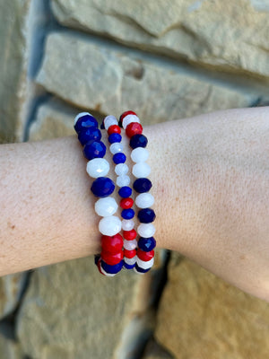 Patriotic bracelet set