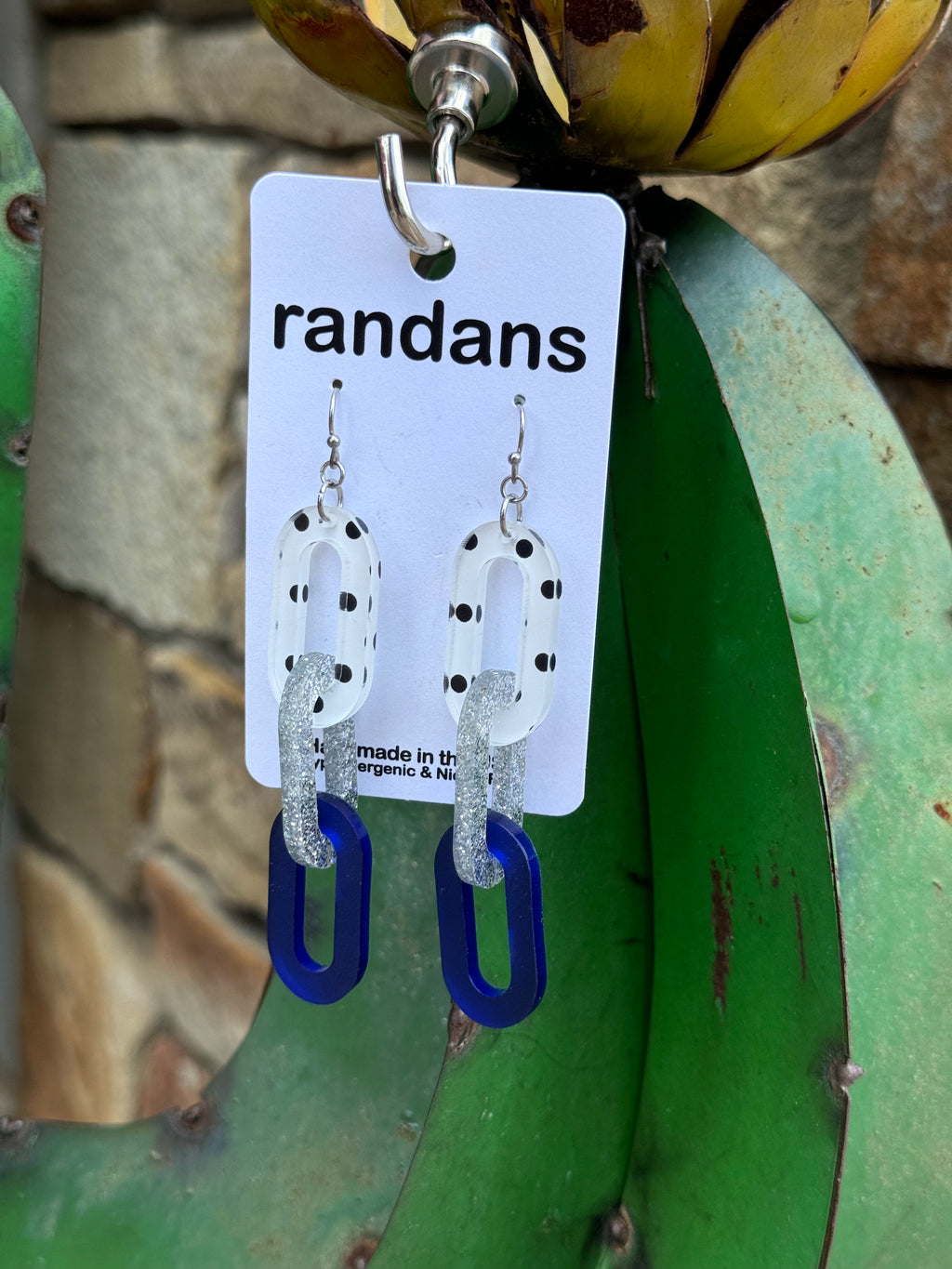 Gameday chain earrings