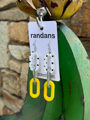 Gameday chain earrings