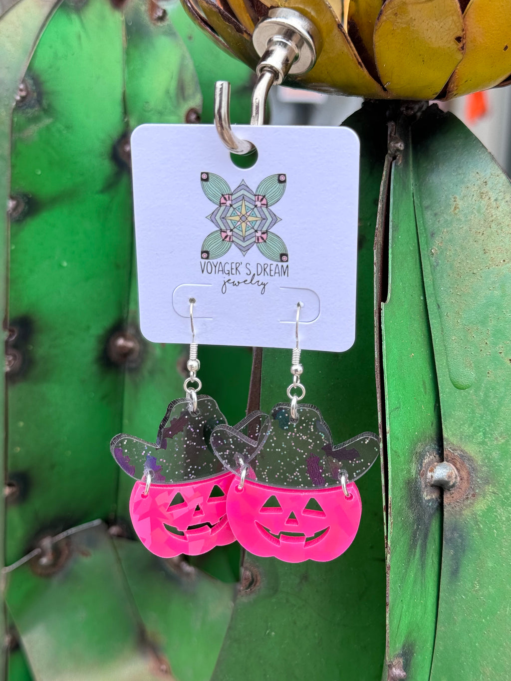 Cowboy Pumpkin earrings