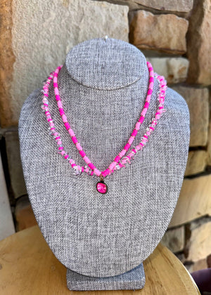 Bubble gum necklace