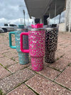 Metallic Cheetah Tumblers