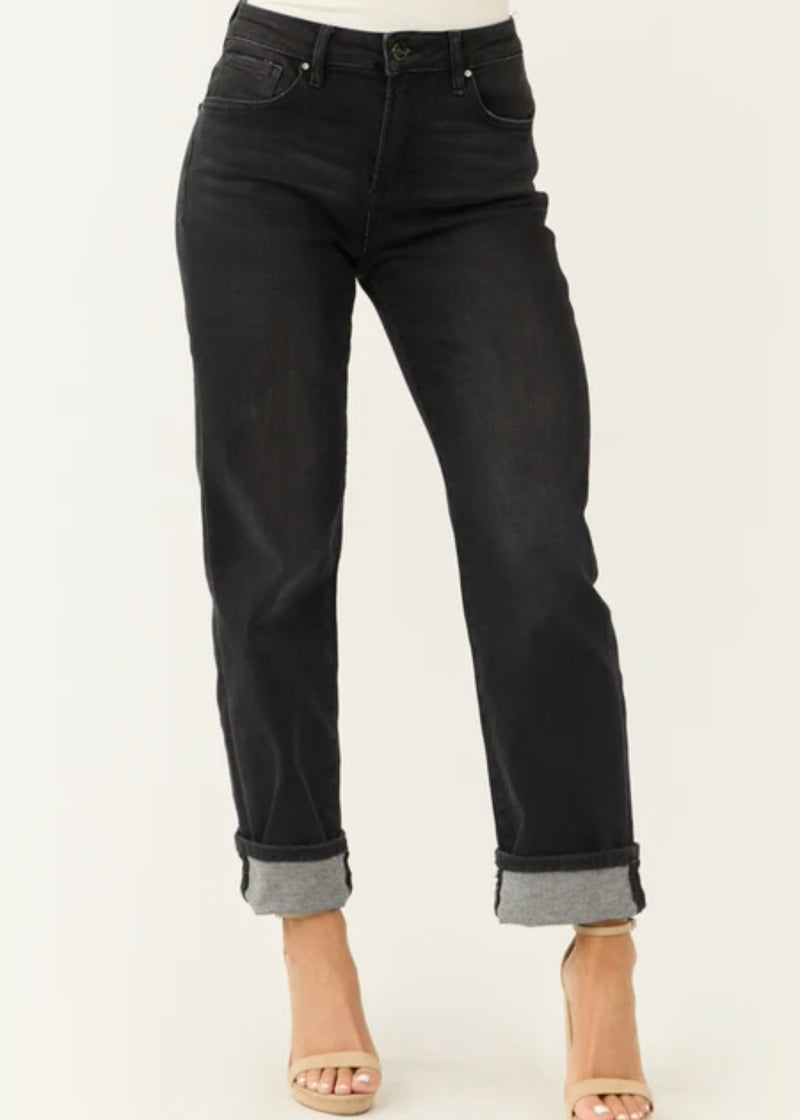 Black Risen Jeans